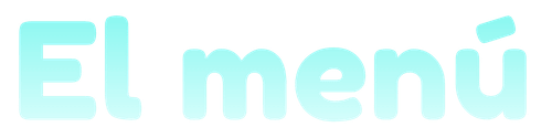 El menú